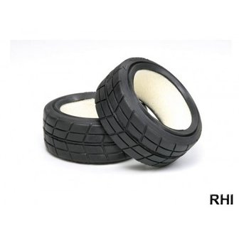 TAMIYA 1/10 Racing Radial Tires 24mm (2) w/Sponge - 51023