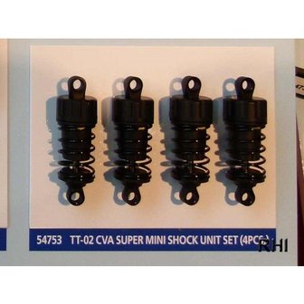 TAMIYA RC TT02 CVA Super-Mini Shock - 4pcs - 54753