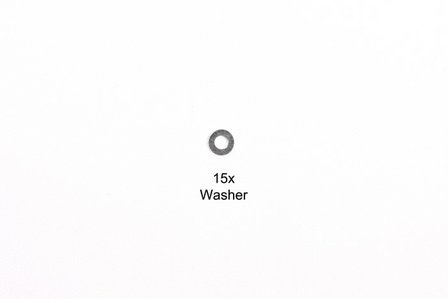 TAMIYA 3MM WASHER (15) - 50586