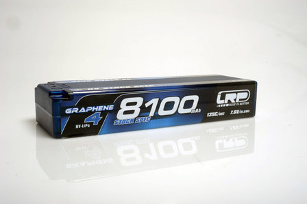 LRP HV Stock Spec GRAPHENE-4 8100mAh Hardcase Akku - 7.6V LiPo - 135C/65C  - 431280