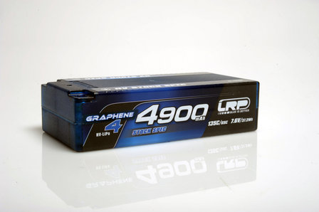 LRP HV Stock Spec Shorty GRAPHENE-4 4900mAh Hardcase Akku - 7.6V LiPo - 135C/65C - 431284