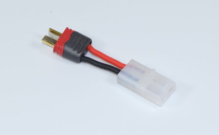 ABSIMA Tamiya female battery plug to T-plug (Deans) male plug - 3040022