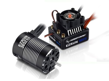 Hobbywing EzRun Combo MAX10 3652SL, 3300kv, 1/10 Waterproof, HW38010203