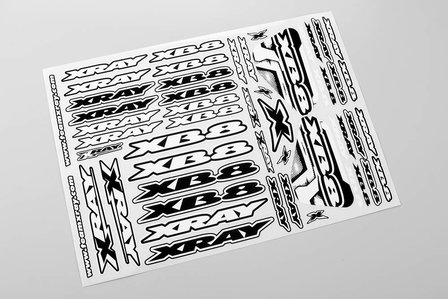 Xray Xb8 Sticker For Body - White, X397359