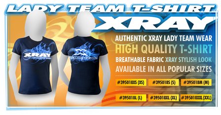 XRAY LADY TEAM T-SHIRT (M), X395018M