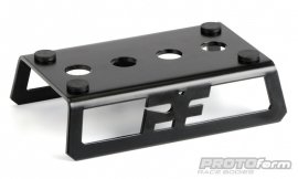 PROTOform Satin Black Car Stand for 1:10 &amp; 1:12 On-Road Car, PR6256-00