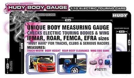 Hudy Body Gauge 1/10 Electric Touring Cars, H107771