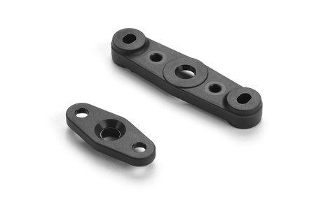 Xray Composite Lower &amp; Upper Pivot Brace - Low Roll-center - Graphite - 373094-G