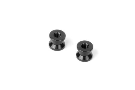 Xray Alu Mount 6.0mm - Black (2) - 376366-K