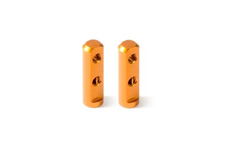 X12 ALU SERVO MOUNT - ORANGE (2), X376257-O