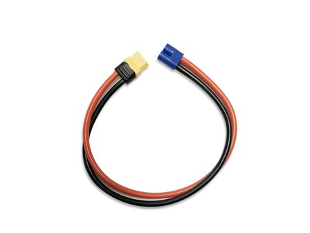 YellowRC Xt60 Female To Ec3 Charge Cable 12awg 300mm - YEL6021