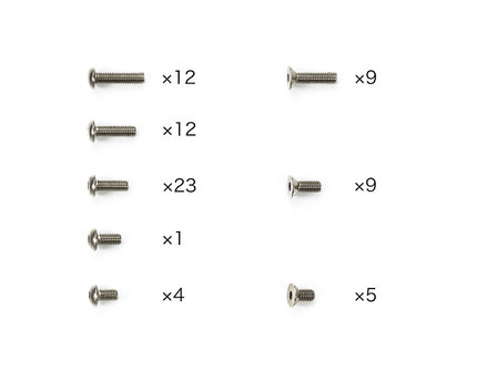 TAMIYA TC-01 Titanium Screw Set (76) - 47449