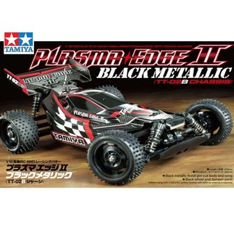 47366 1/10 Plasma Edge Black Metallic Edition TT-02B