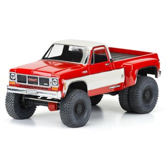 Proline 1973 Gmc Sierra 3500 Clear Body For 12.3&quot; (313mm) Wheelbase Scale Crawlers With Pro278600 Carbine Dually Wheels - 3590-00