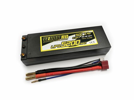 YellowRC Lipo 5000mah 7,4v 2s45c Hardcase Deans Plug, Yel2652 - 2652