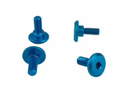 1up Racing Servo Mounting Screws 4,0mm Thread - bleu (4)