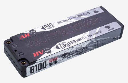  Sunpadow Platin HV ULCG 6100mAh 7.6V 2S 140/70C LiPo (5mm, 237g)