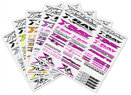 Xray Stickers For Body 5 Different Colors, X397320