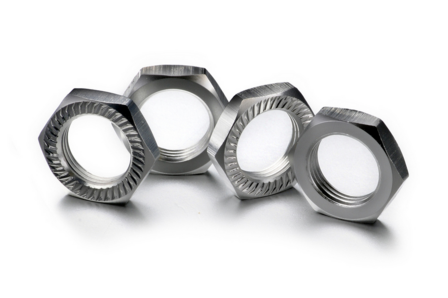 ABSIMA Hex locknut 17mm silver (4)