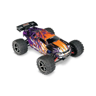 Traxxas E-revo Vxl: 1/16-scale 4wd Brushless Monster Truck Tqi  Link Enabled 2.4ghz &amp; Tsm - Purple - 71076-8PRPL