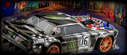  1:16 EP BL Touring Car &quot;FUN MAKER&quot; stars&#039;n grey RTR absima