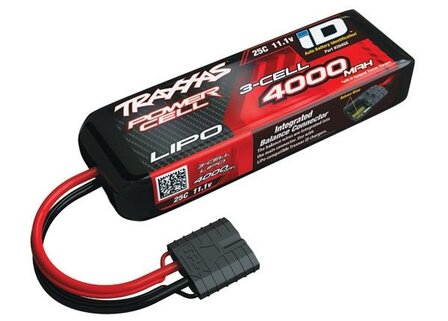 Power Cell LiPo 4000mAh 11.1V 3S 25C , all models ID, TRX2849X