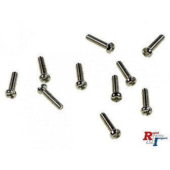 19805556 M2 Schroef 2x8mm(10) voor 3-pc voorwielen