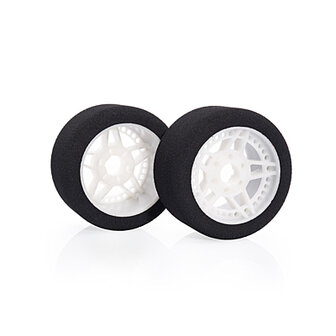 Matrix Front 1/8 Foam Tires with Five Light Rims - 32 Shore, Standard Diameter (2pcs)