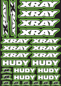 XRAY/HUDY Design Pre-Cut Stickers GREEN