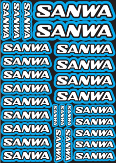 Sanwa Design Pre-Cut Stickers BLUE