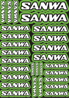 Sanwa Design Pre-Cut Stickers GREEN