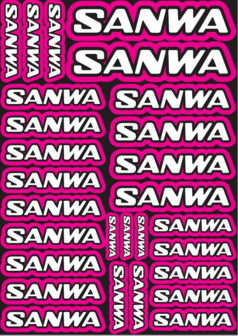 Sanwa Design Pre-Cut Stickers PINK