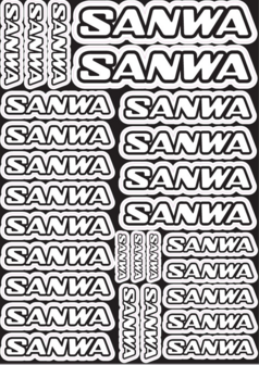 Sanwa Design Pre-Cut Stickers WHITE