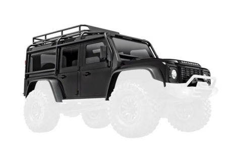 Traxxas Trx-4m Land Rover Defender Assembled Black Body - 9712-BLK