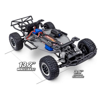 Traxxas Slash: 1/10-scale 2wd Brushed Hd W/usb-c - Blue X - 58234-8-BLUEX