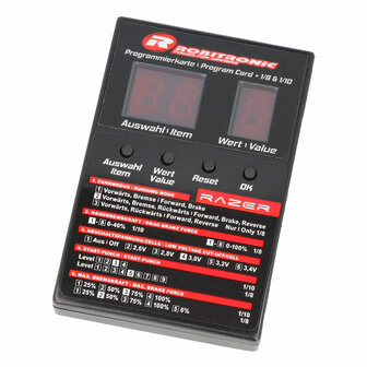 Robitronic LED Program Box Razer ten &amp; eight