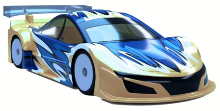 Avalon Vortex 1:10 Touring Body Shell 190mm (clear) 0,7mm