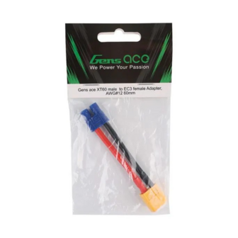 Gens Ace Xt60 Male To Ec3 Female Adapter - 6M2E3F