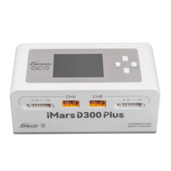 Gens Ace Imars D300 Plus Smart Charger | Dual-channel | G-tech | Ew White - 300WPLUS-EW
