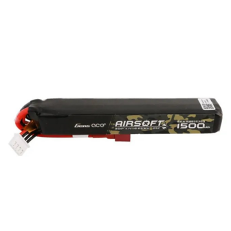 Gens Ace 25c 1500mah 3s1p 11.1v Airsoft Gun Lipo Battery With T Plug - 15003S25D