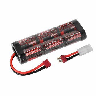 Robitronic NiMH Battery 5000mAh 7,2V Stick Pack T-Plug &amp; Tamiya