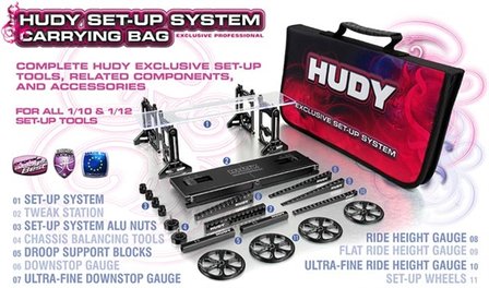 HUDY Set-Up Bag For 1/10 Tc Cars - Exclusive Edition - 199220