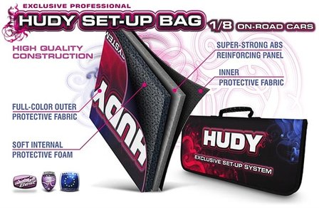 HUDY Set-Up Bag For 1/8 On-Road Cars - Exclusive Edition - 199230