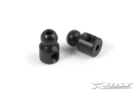 XRAY T2 Alu 5 Mm Ball End - Black (2) - 303431-K