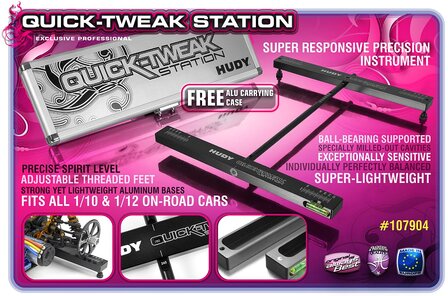 Hudy Quick-Tweak Station + Alu Carry Case - 107904