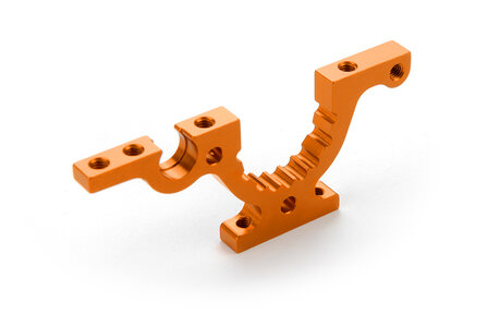 XRAY T4F ALU LOWER ADJUSTMENT BULKHEAD - FRONT RIGHT - ORANGE - 302764-O