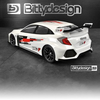 Bittydesign HC-F 1/10 FWD clear body 190mm - BDFWD-190HCF