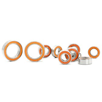 MonacoRC Ball Bearings orange kit for T4&#039;19 (14pcs) - MC-B001