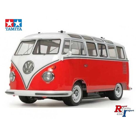 TAMIYA 1/10 RC VW Bus Type2 painted (T1) M-06 Chassis - 47420