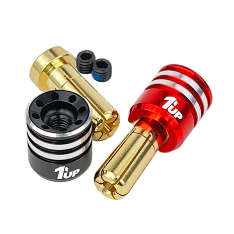 1up Racing Heatsink Bullet Plugs - 5mm (2pcs)